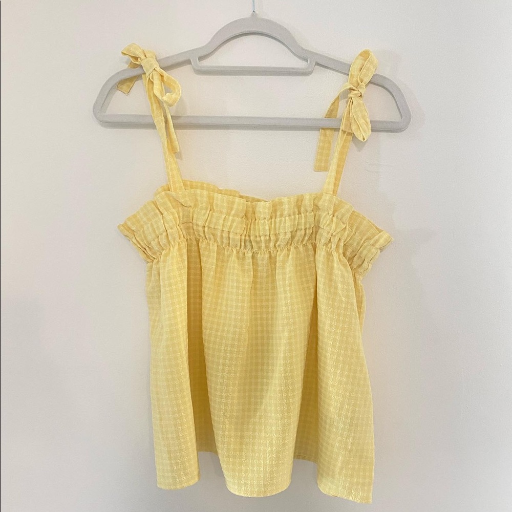 H&M yellow tank - medium